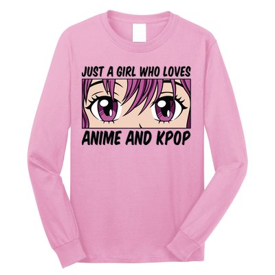 Just A Girl Who Loves Anime And Kpop Long Sleeve Shirt