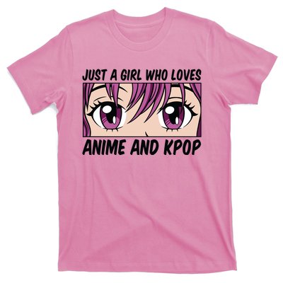 Just A Girl Who Loves Anime And Kpop T-Shirt