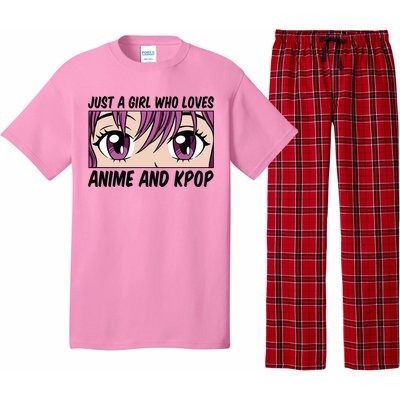 Just A Girl Who Loves Anime And Kpop Pajama Set