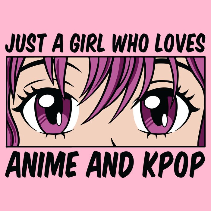 Just A Girl Who Loves Anime And Kpop Visor