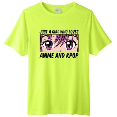 Just A Girl Who Loves Anime And Kpop Tall Fusion ChromaSoft Performance T-Shirt