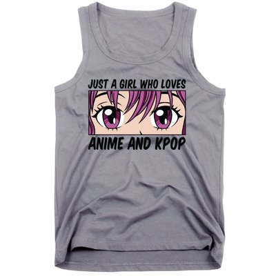 Just A Girl Who Loves Anime And Kpop Tank Top