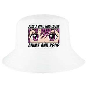 Just A Girl Who Loves Anime And Kpop Cool Comfort Performance Bucket Hat