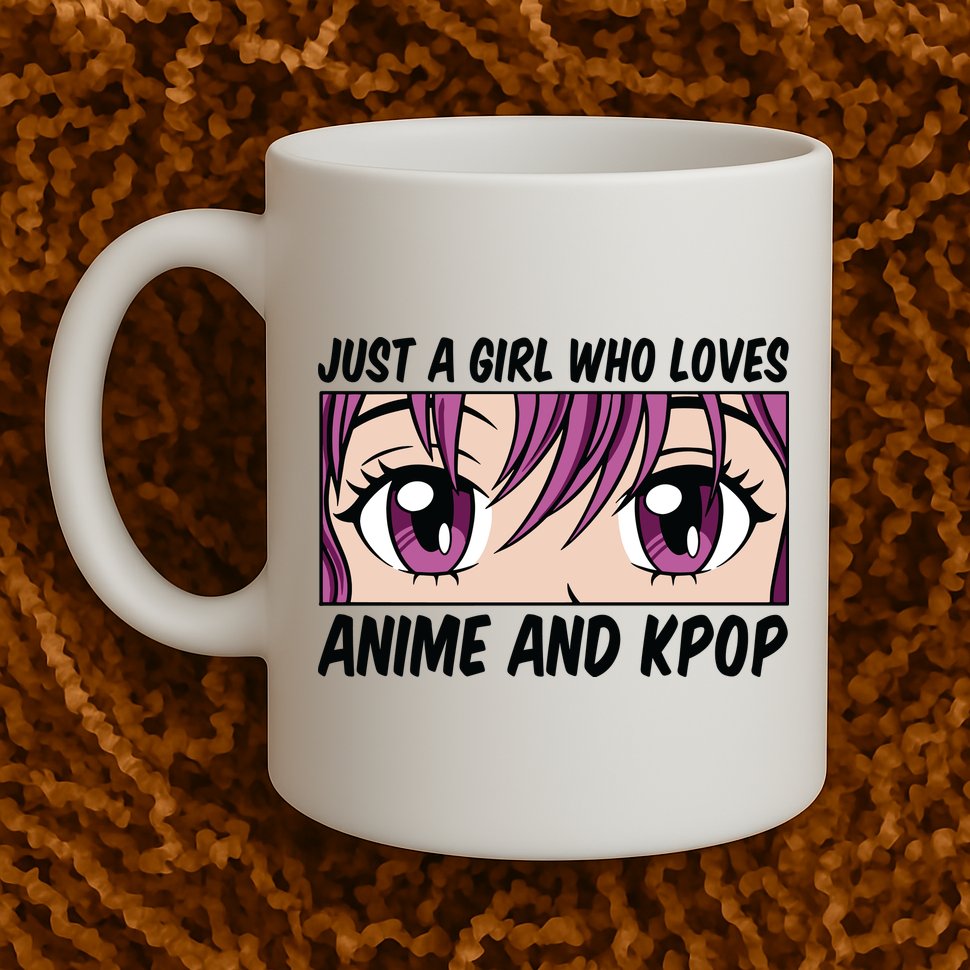 Just A Girl Who Loves Anime And Kpop Mug