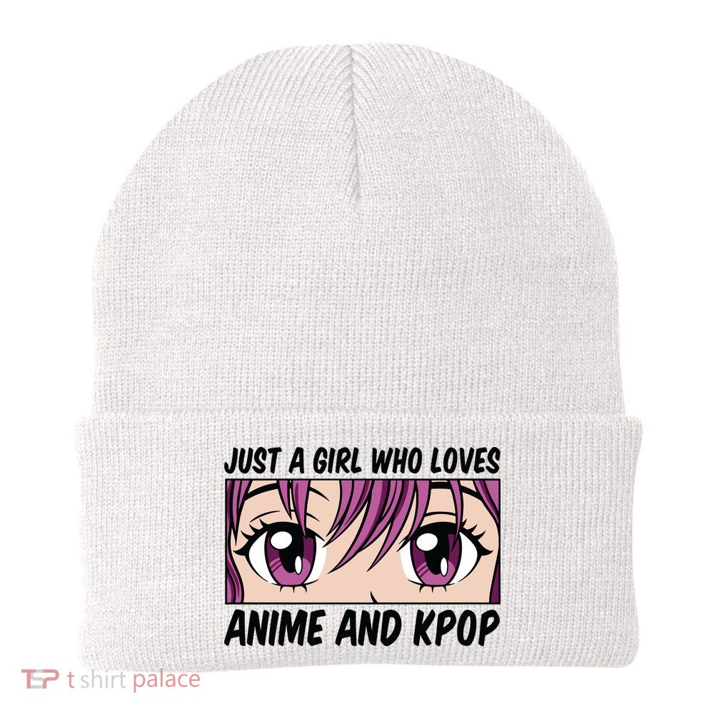 Just A Girl Who Loves Anime And Kpop Beanie
