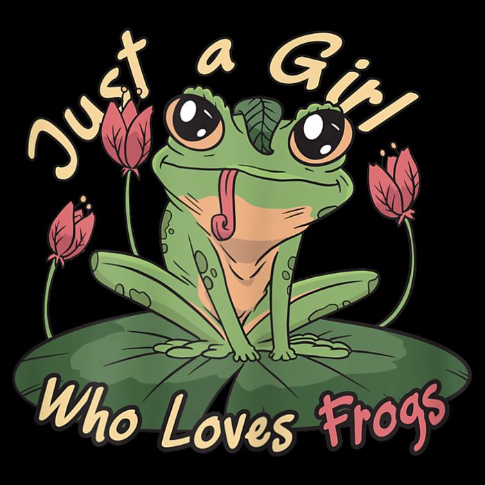 Just A Girl Who Loves FrogS Girl Frog 16 in Basic Backpack