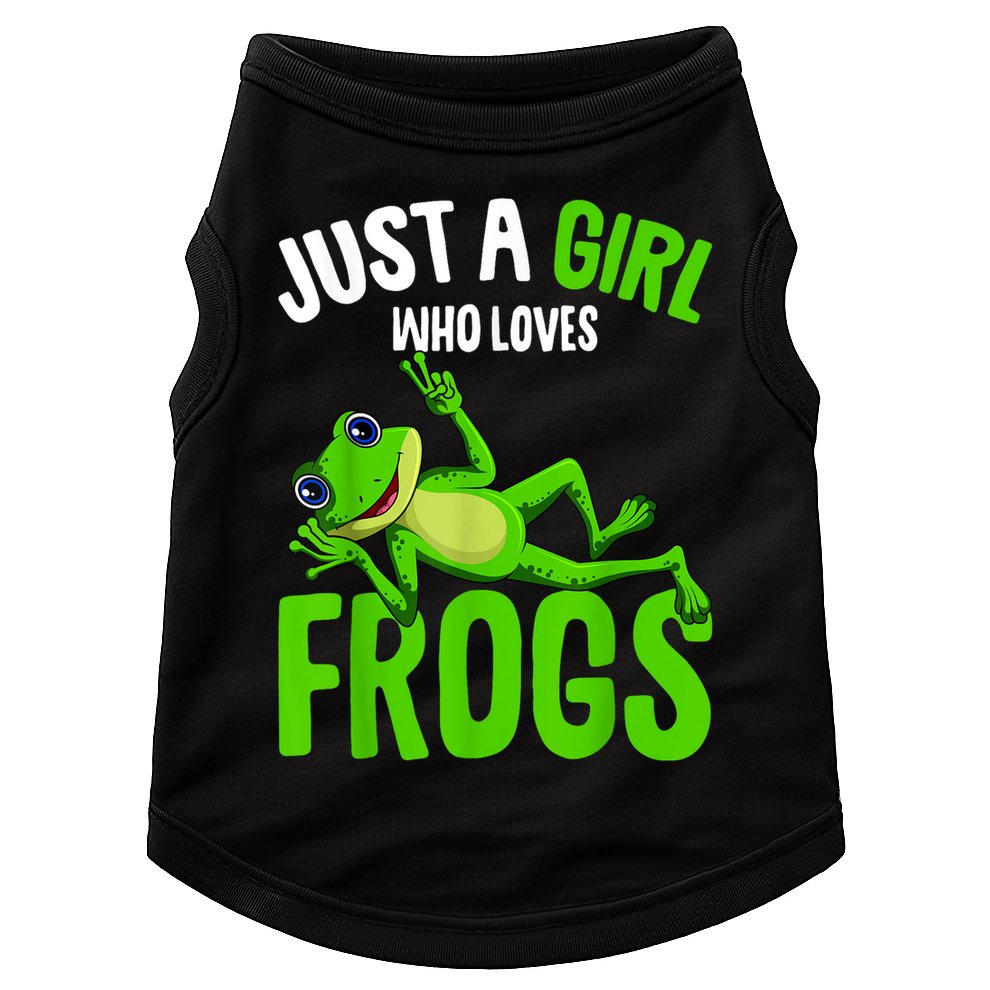 Just A Girl Who Loves Frogs Doggie Tank