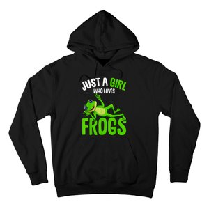 Just A Girl Who Loves Frogs Hoodie