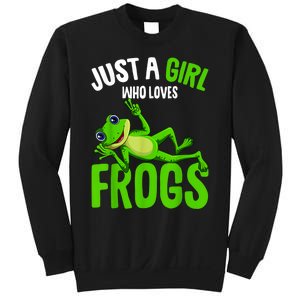 Just A Girl Who Loves Frogs Sweatshirt