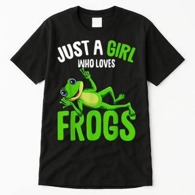 Just A Girl Who Loves Frogs Tall T-Shirt