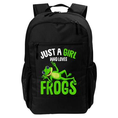 Just A Girl Who Loves Frogs Backpack