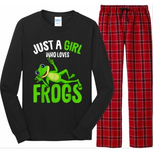 Just A Girl Who Loves Frogs Long Sleeve Pajama Set