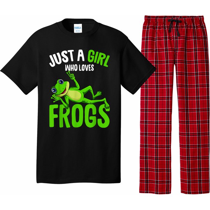 Just A Girl Who Loves Frogs Pajama Set