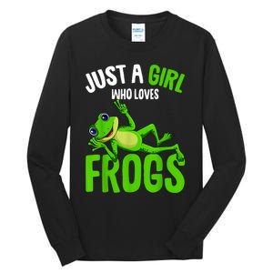 Just A Girl Who Loves Frogs Tall Long Sleeve T-Shirt