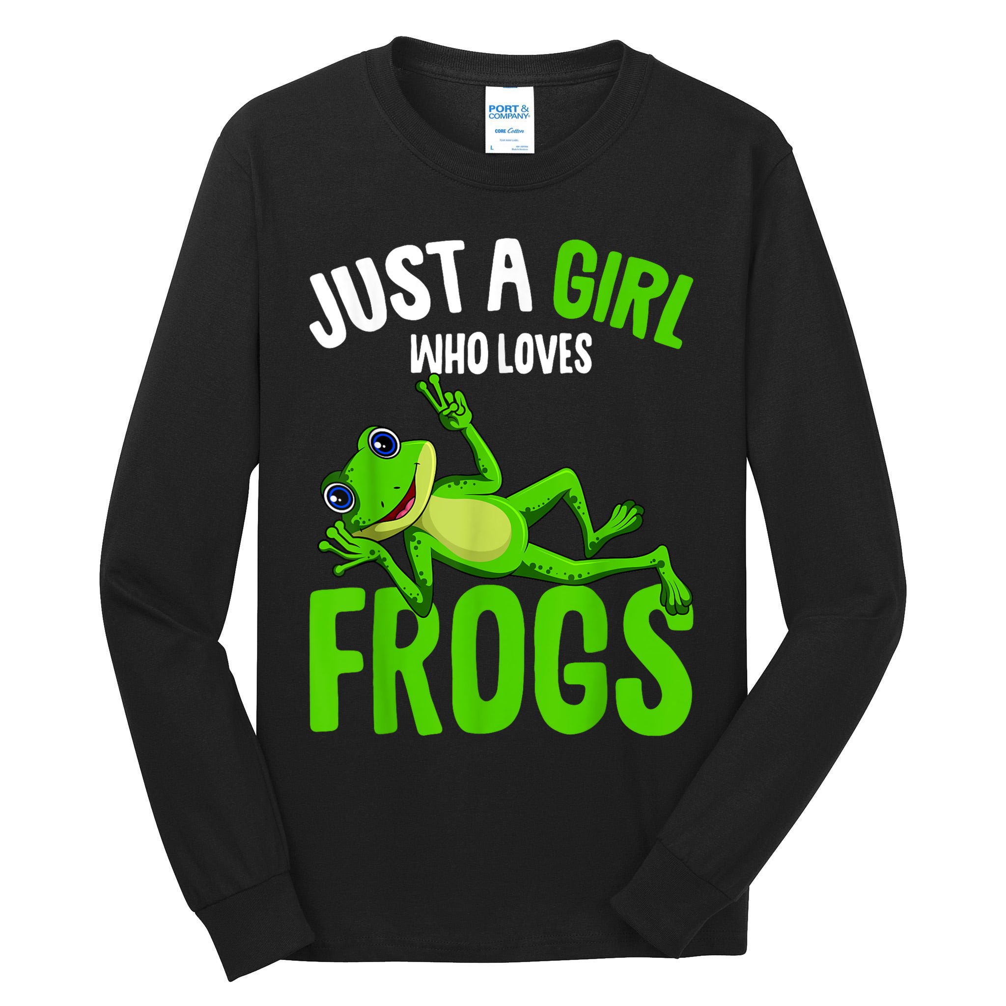 Just A Girl Who Loves Frogs Tall Long Sleeve T-Shirt