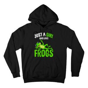 Just A Girl Who Loves Frogs Tall Hoodie