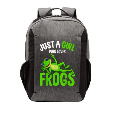 Just A Girl Who Loves Frogs Vector Backpack