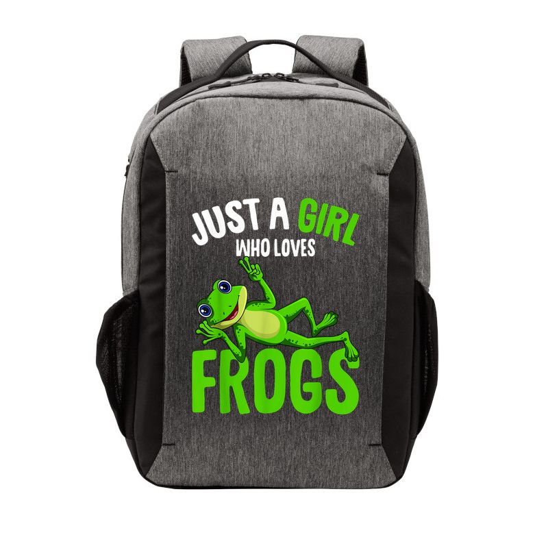 Just A Girl Who Loves Frogs Vector Backpack