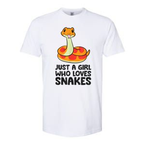 Just A Girl Who Loves Snakes Softstyle CVC T-Shirt