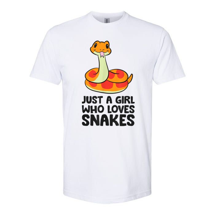 Just A Girl Who Loves Snakes Softstyle CVC T-Shirt