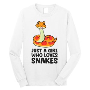 Just A Girl Who Loves Snakes Long Sleeve Shirt