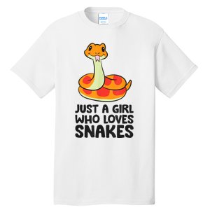 Just A Girl Who Loves Snakes Tall T-Shirt