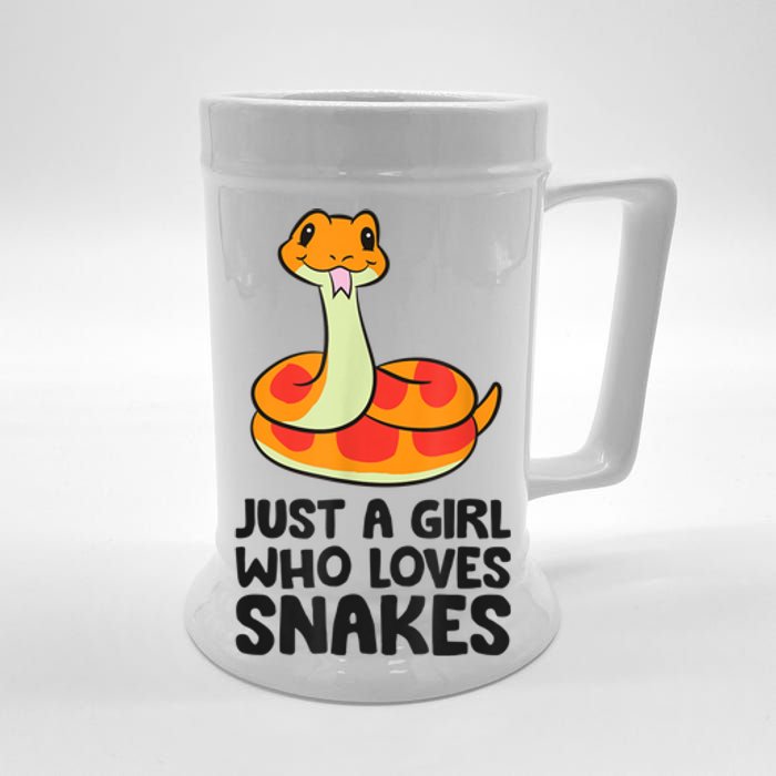 Just A Girl Who Loves Snakes Beer Stein