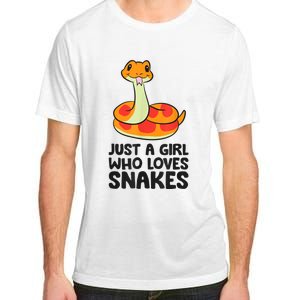 Just A Girl Who Loves Snakes Adult ChromaSoft Performance T-Shirt