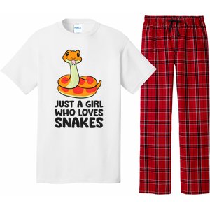 Just A Girl Who Loves Snakes Pajama Set