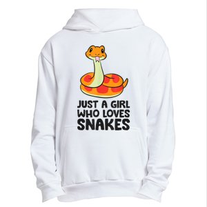 Just A Girl Who Loves Snakes Urban Pullover Hoodie