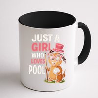 Just A Girl Who Loves Pool Billiard Pool Player Girl Funny Mug
