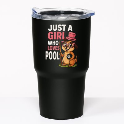 Just A Girl Who Loves Pool Billiard Pool Player Girl Funny Tumbler