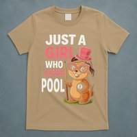 Just A Girl Who Loves Pool Billiard Pool Player Girl Funny T-Shirt