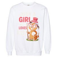Just A Girl Who Loves Pool Billiard Pool Player Girl Funny Garment-Dyed Sweatshirt