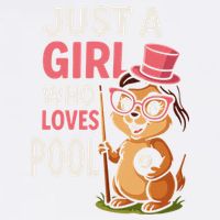 Just A Girl Who Loves Pool Billiard Pool Player Girl Funny Garment-Dyed Sweatshirt
