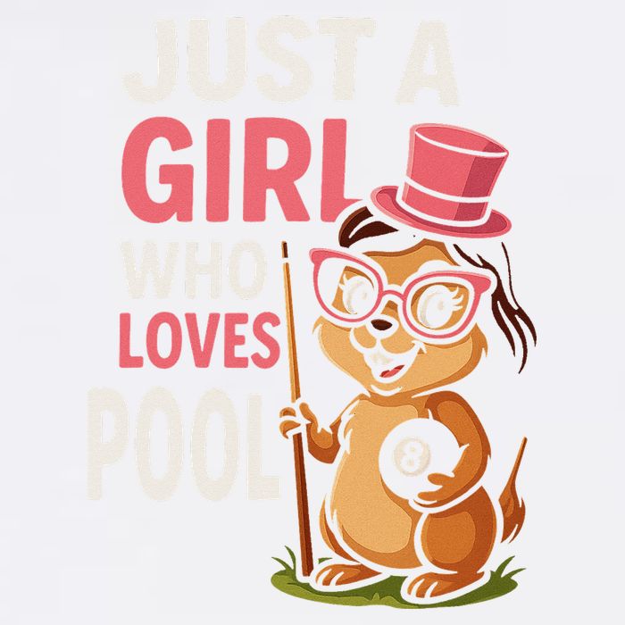 Just A Girl Who Loves Pool Billiard Pool Player Girl Funny Garment-Dyed Sweatshirt
