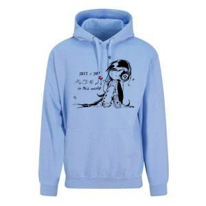 Just A Girl Alone In This World Unisex Surf Hoodie