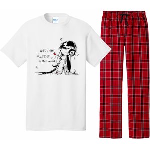 Just A Girl Alone In This World Pajama Set