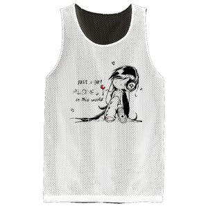 Just A Girl Alone In This World Mesh Reversible Basketball Jersey Tank