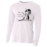 Just A Girl Alone In This World Cooling Performance Long Sleeve Crew