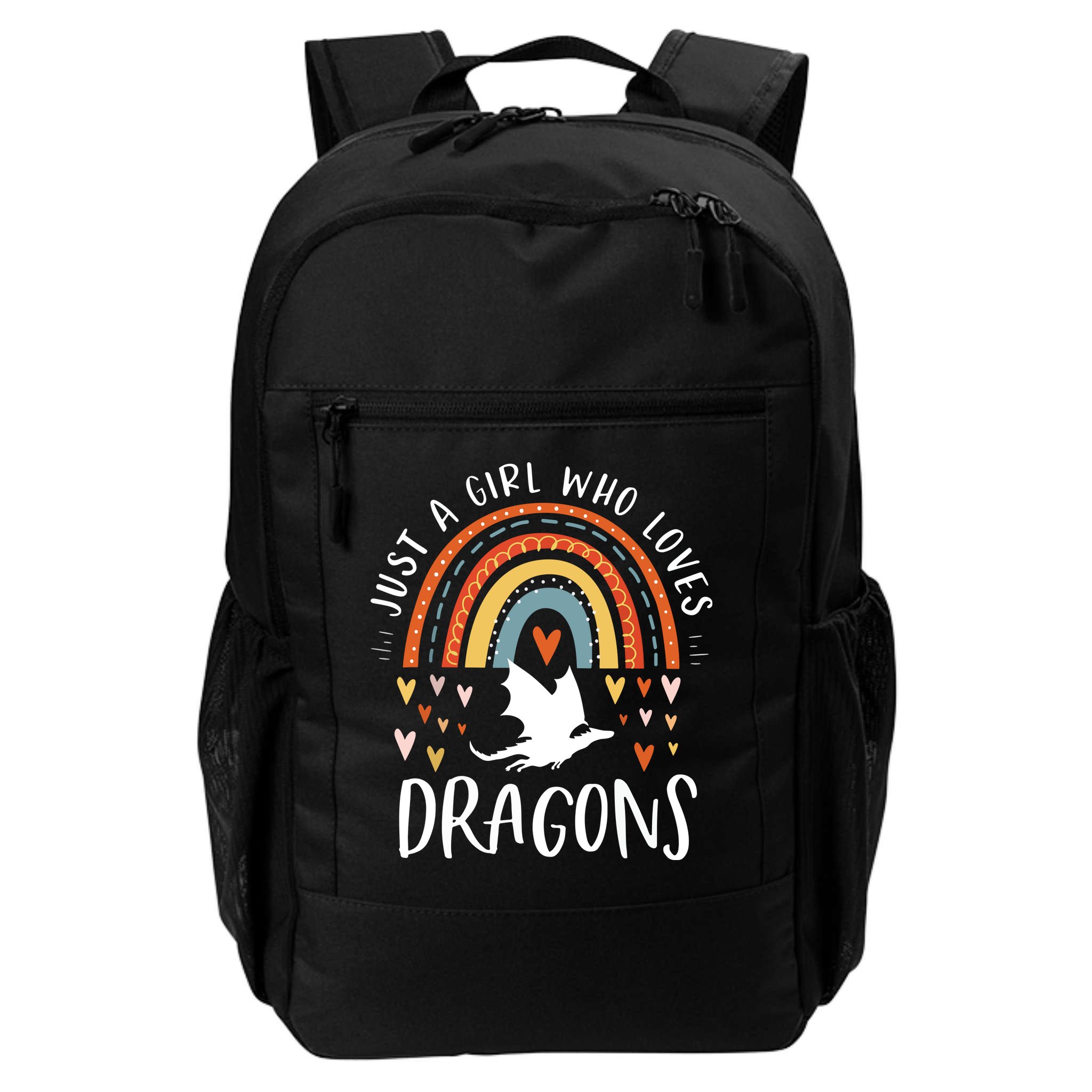 Just A Girl Who Loves Dragons Rainbow Gifts For Dragon Lover Backpack