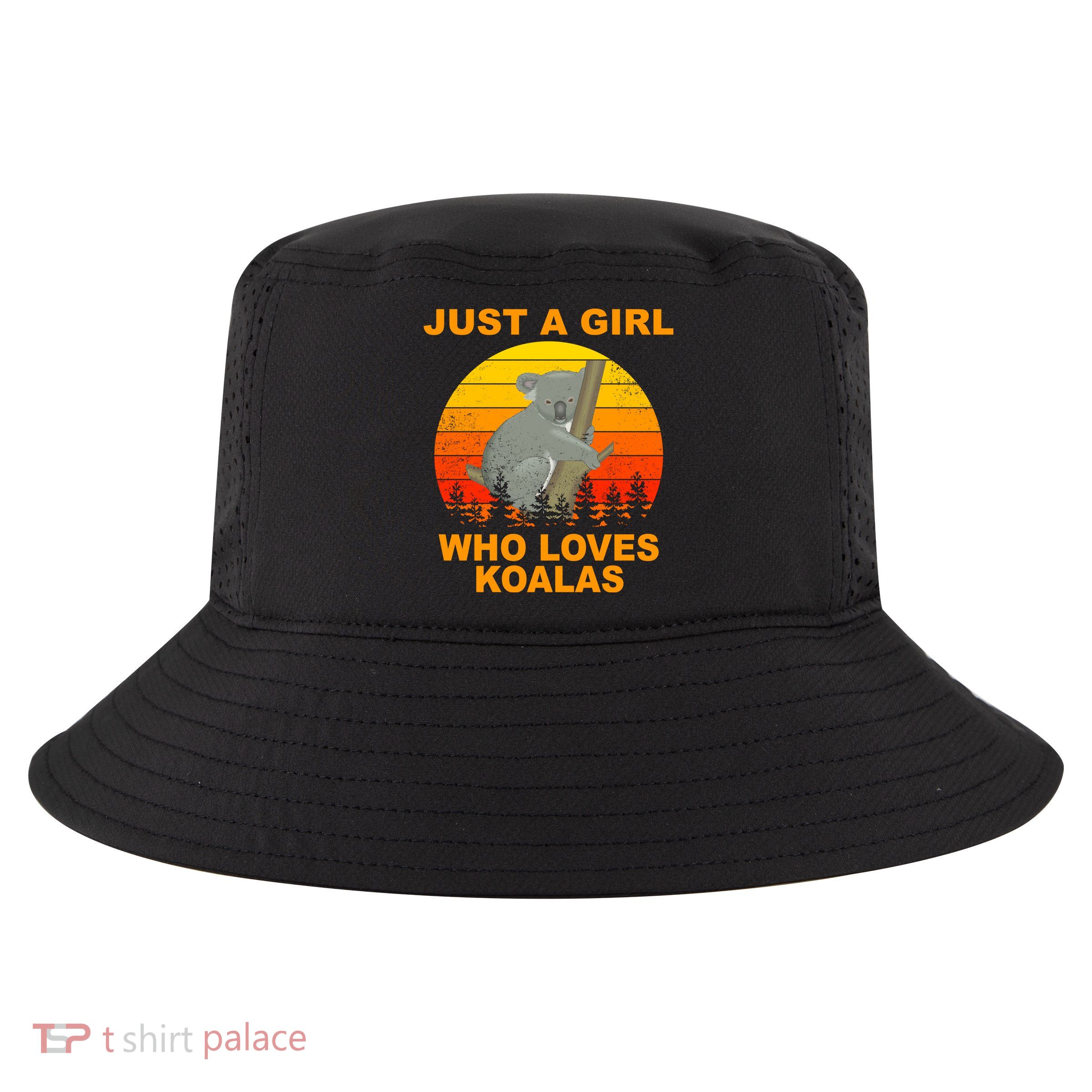Just A Girl Who Loves Koalas Cool Comfort Performance Bucket Hat