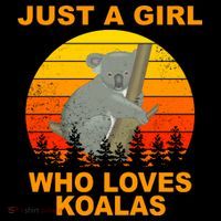 Just A Girl Who Loves Koalas Performance Shirt
