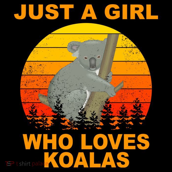 Just A Girl Who Loves Koalas Performance Shirt