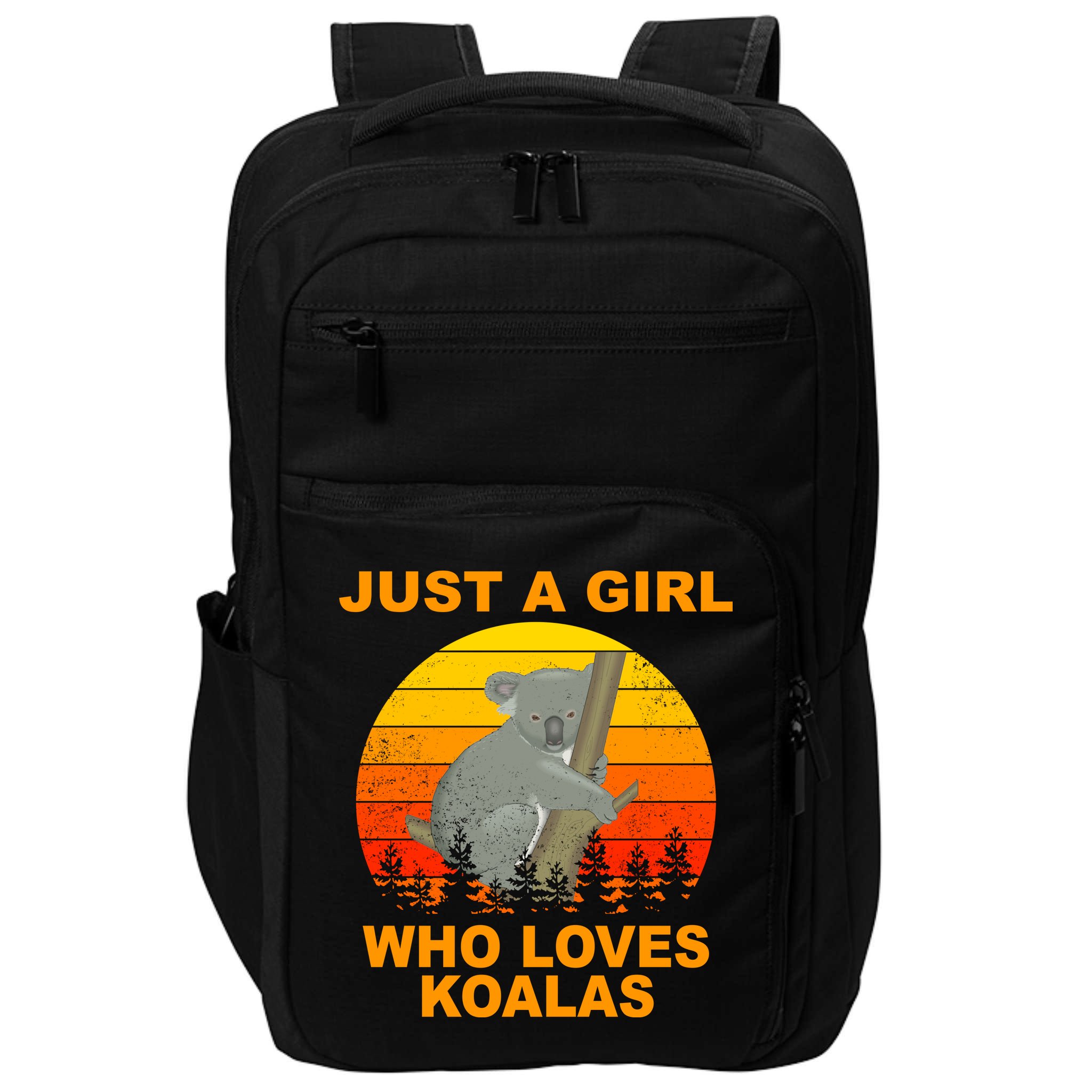 Just A Girl Who Loves Koalas Impact Tech Backpack