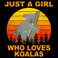Just A Girl Who Loves Koalas Impact Tech Backpack