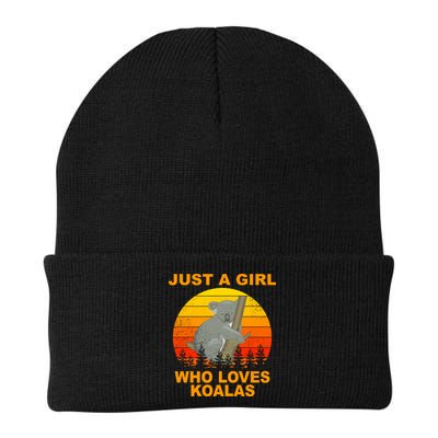 Just A Girl Who Loves Koalas Knit Cap Winter Beanie