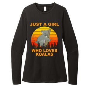 Just A Girl Who Loves Koalas Womens CVC Long Sleeve Shirt