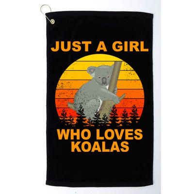 Just A Girl Who Loves Koalas Golf Towel