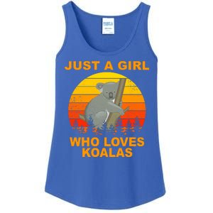 Just A Girl Who Loves Koalas Ladies Essential Tank